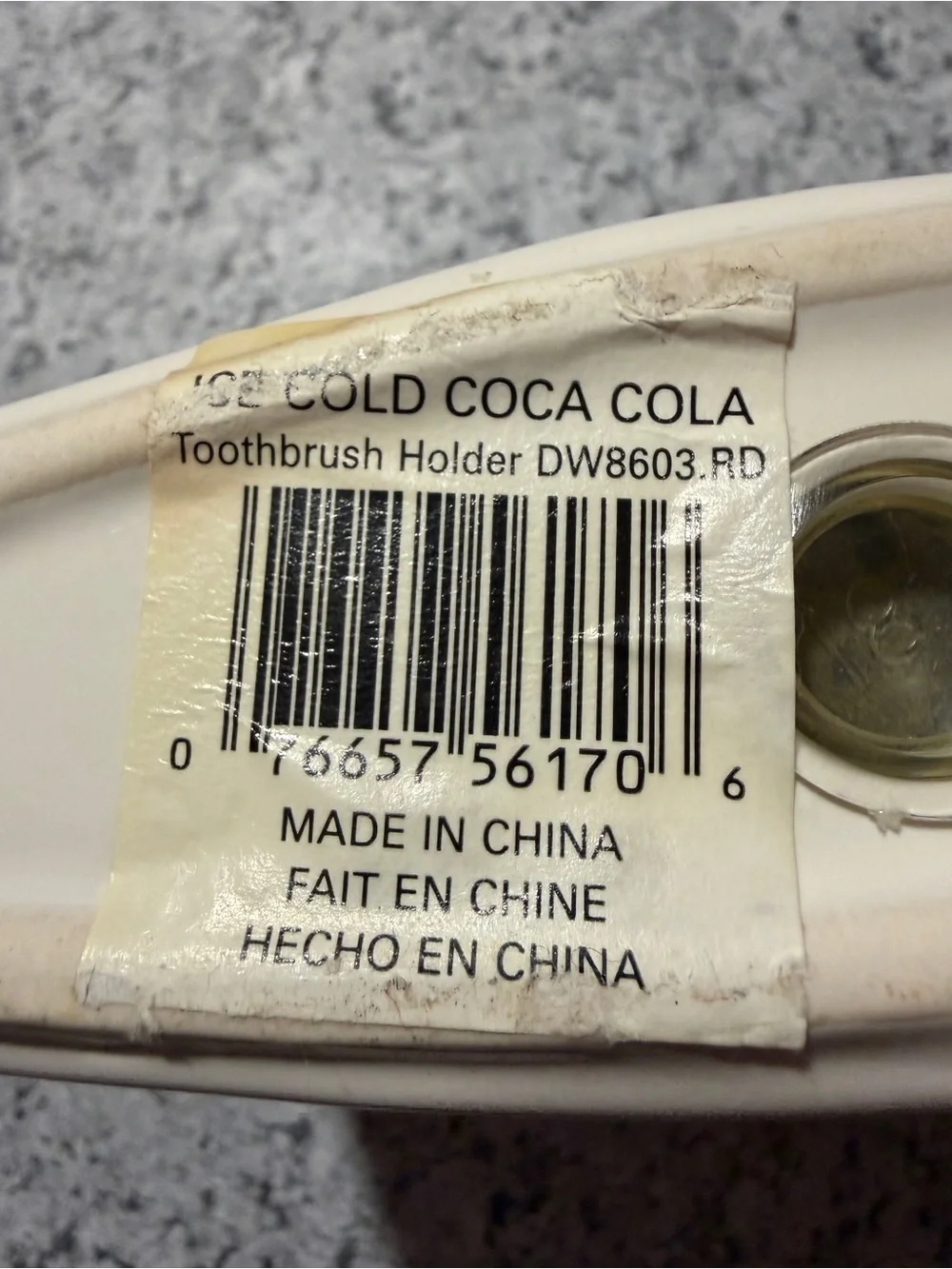Coca-Cola Ceramic Toothbrush Holder - Retro 